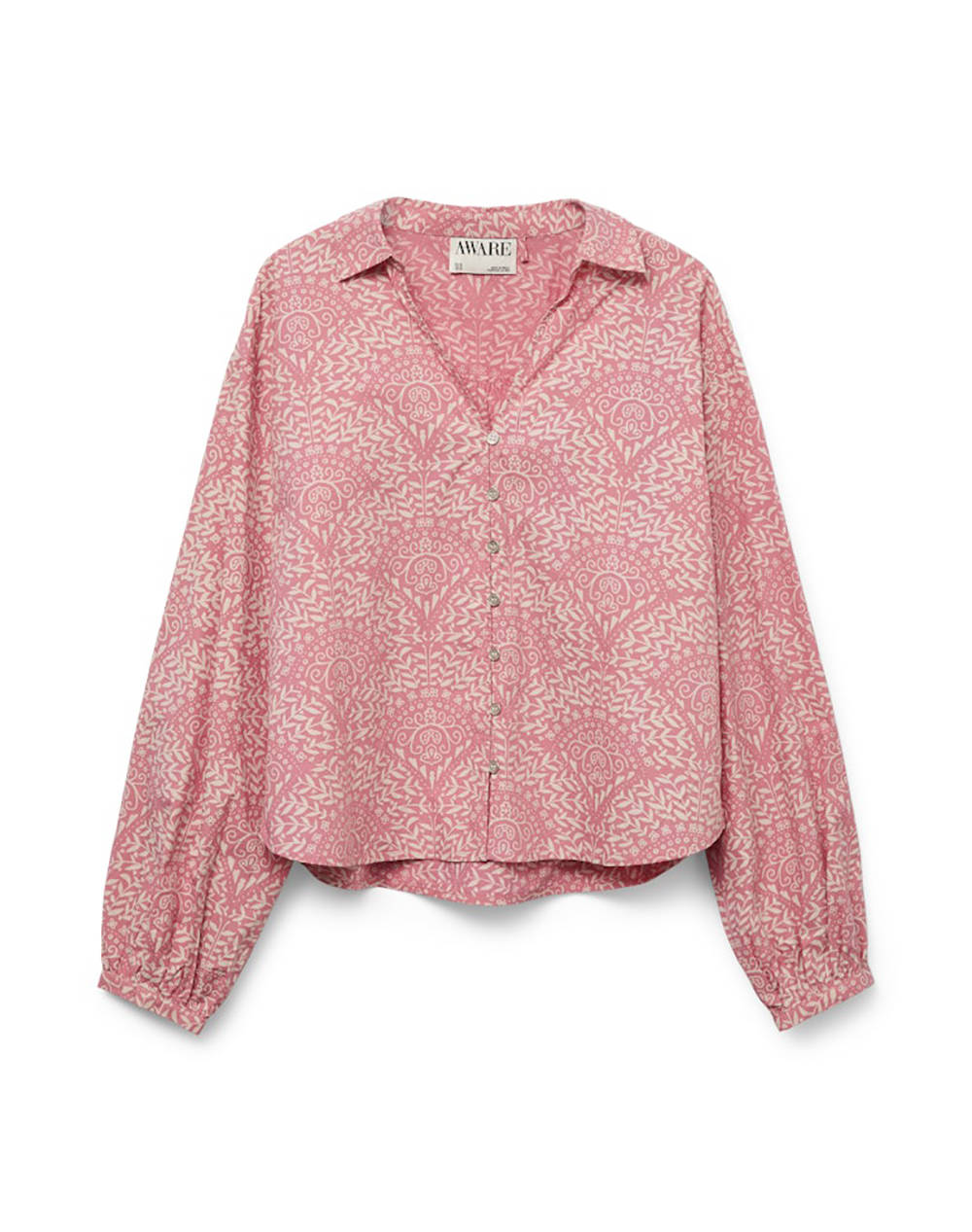 AWARE BY VERO MODA VMPAMMI LS V-NECK TOP VMA