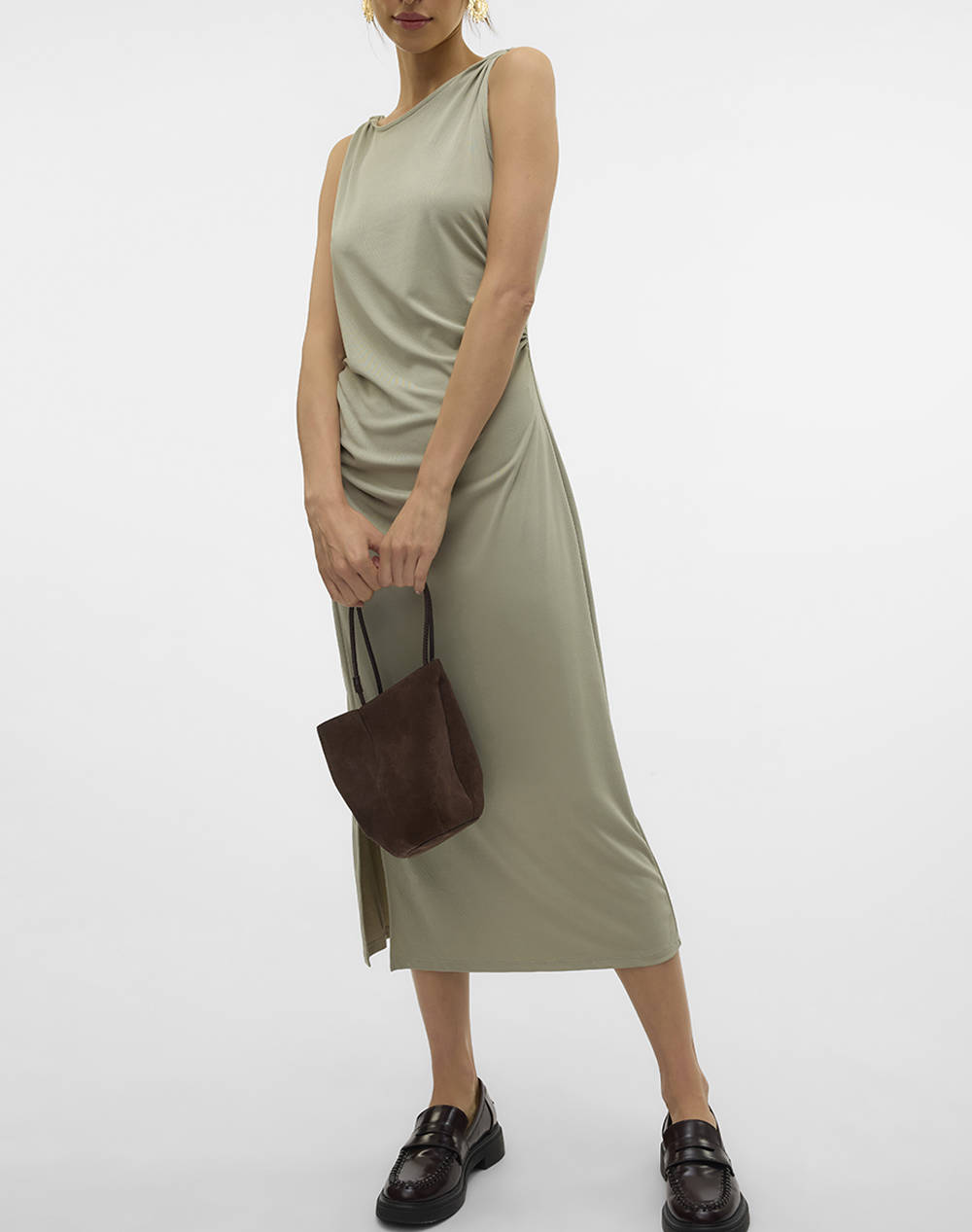 AWARE BY VERO MODA BOATNECK CALF DRESS VMA