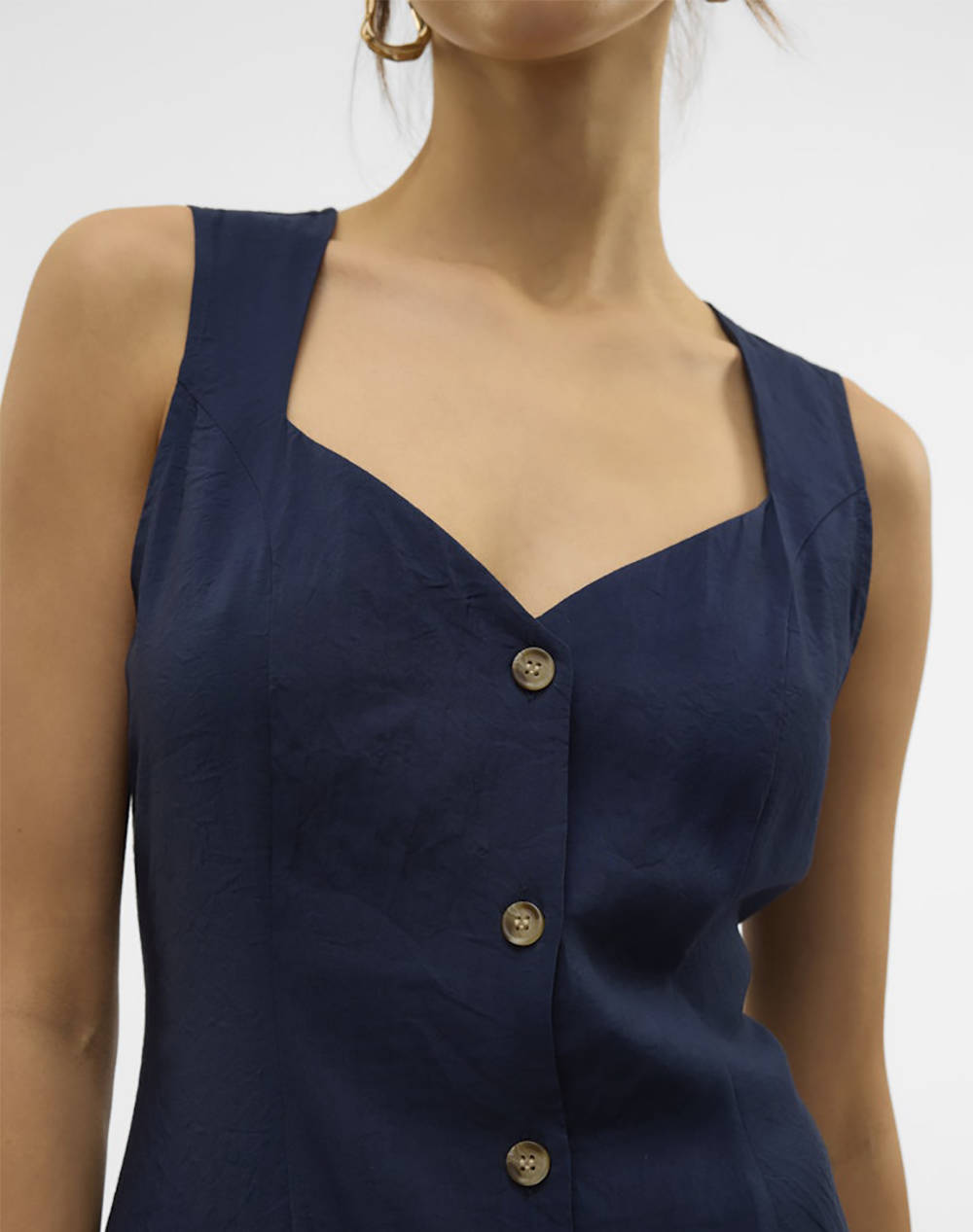 AWARE BY VERO MODA VMROSIE SL V-NECK 7/8 DRESS VMA