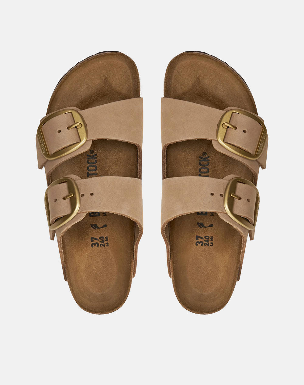 BIRKENSTOCK F25 LEATHER ARIZONA BIG BUCKLE LENB SANDCASTLE 35 - 43 NARROW SEASONAL ДАМСКИ ОБУВКИ