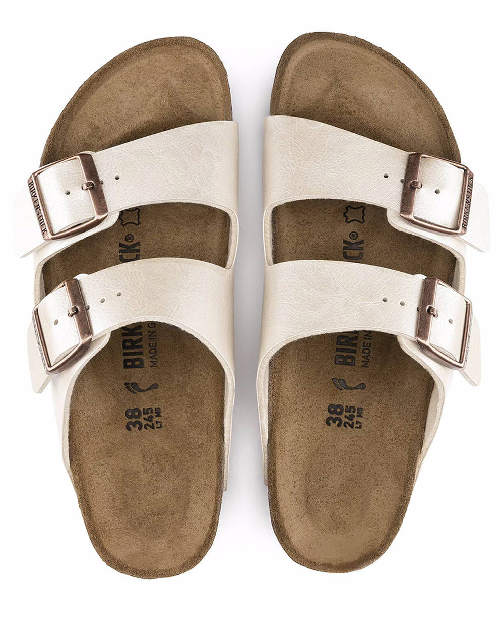 BIRKENSTOCK S26 SYNTHETICS ARIZONA BF GRACEFUL PEARL WHITE 35 - 43 NARROW SEASONAL ДАМСКИ ОБУВКИ