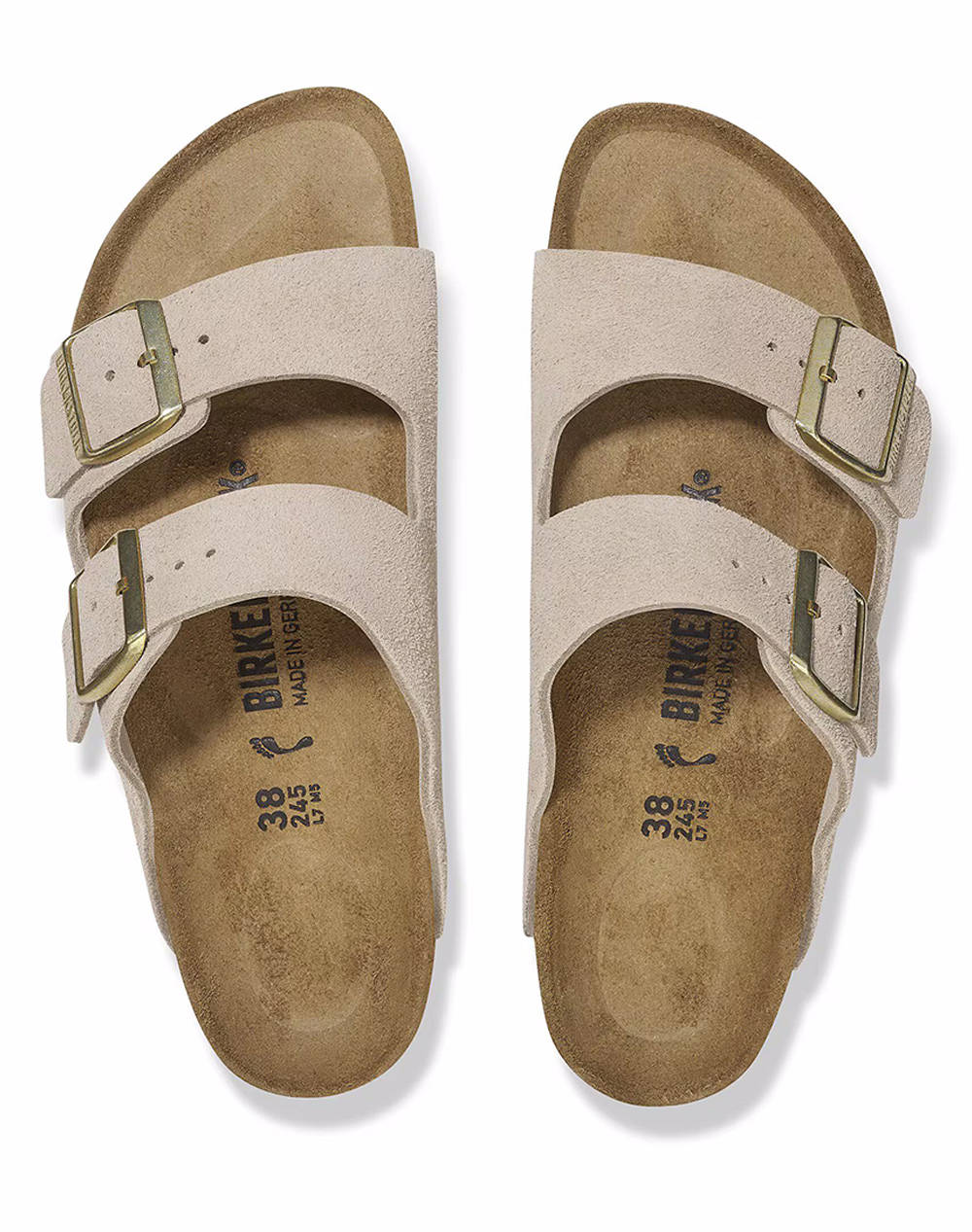 BIRKENSTOCK S26 LEATHER ARIZONA LEVE SANDCASTLE 35 - 43 NARROW SEASONAL ДАМСКИ ОБУВКИ