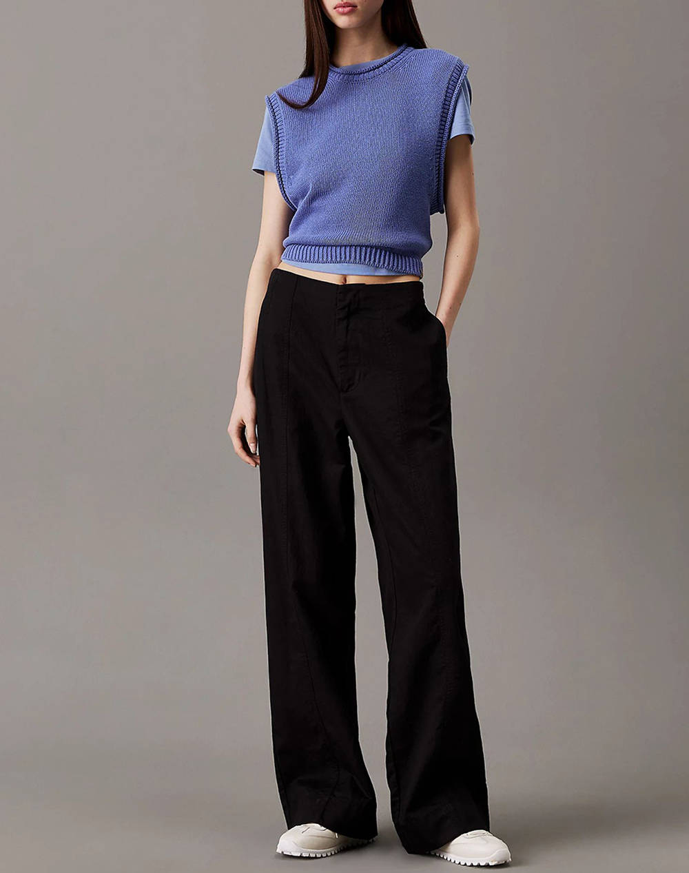 CALVIN KLEIN SOFT LINEN PANT