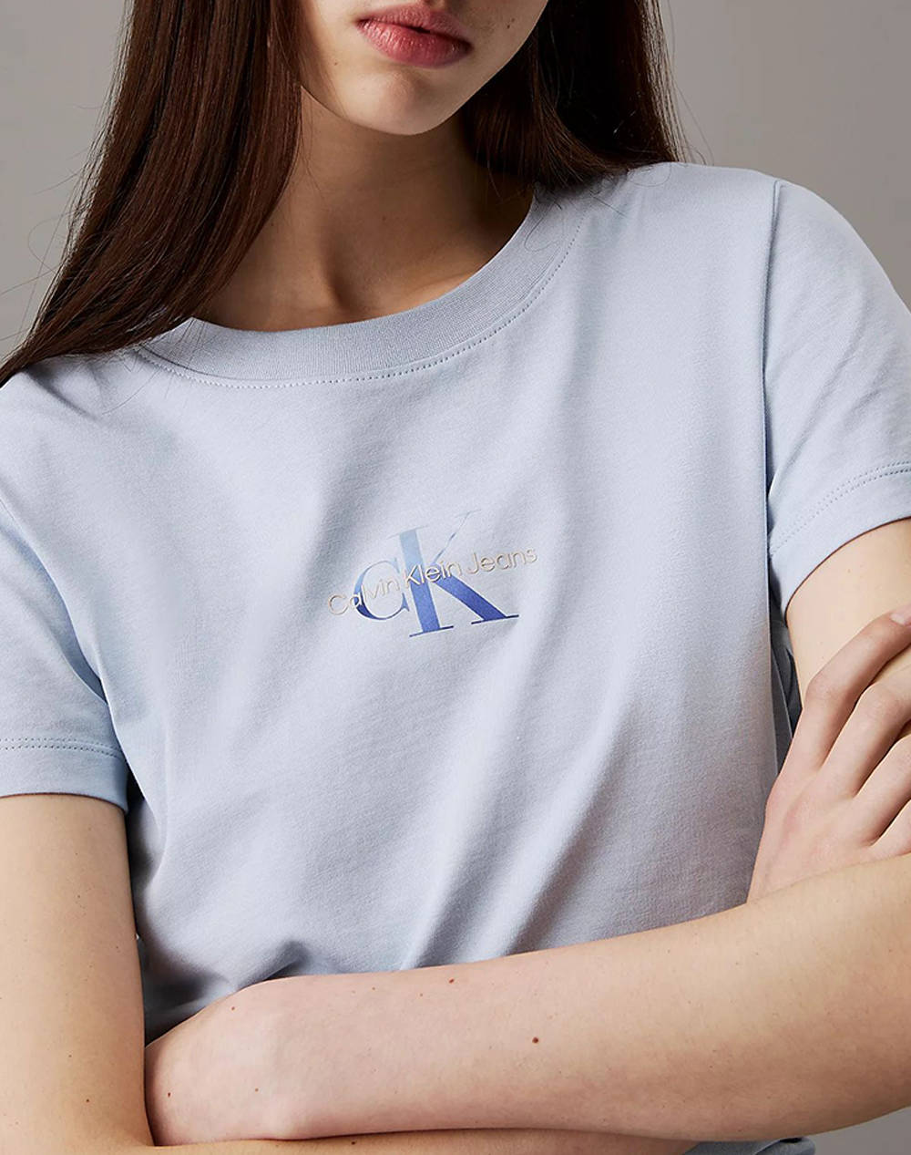 CALVIN KLEIN JEANS GRADIENT MONOLOGO SLIM TEE