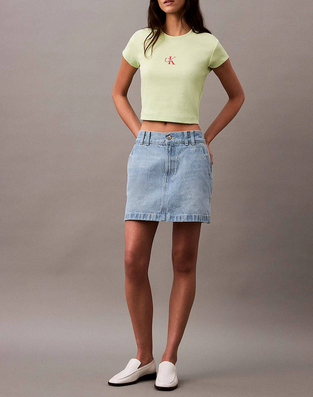 CALVIN KLEIN JEANS MONOGRAM BABY TEE