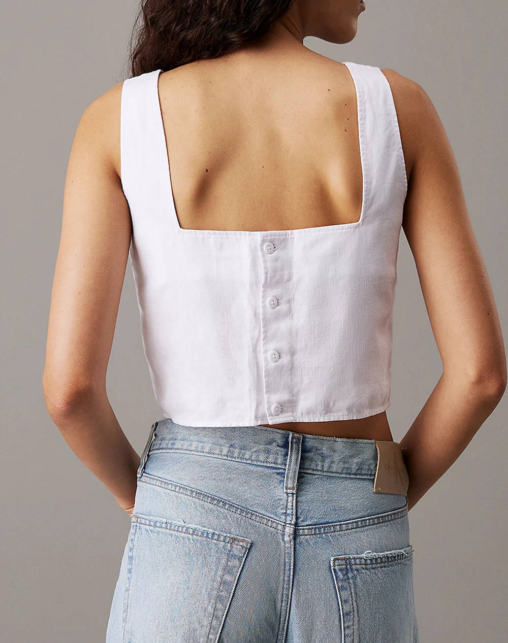 CALVIN KLEIN SOFT LINEN TOP