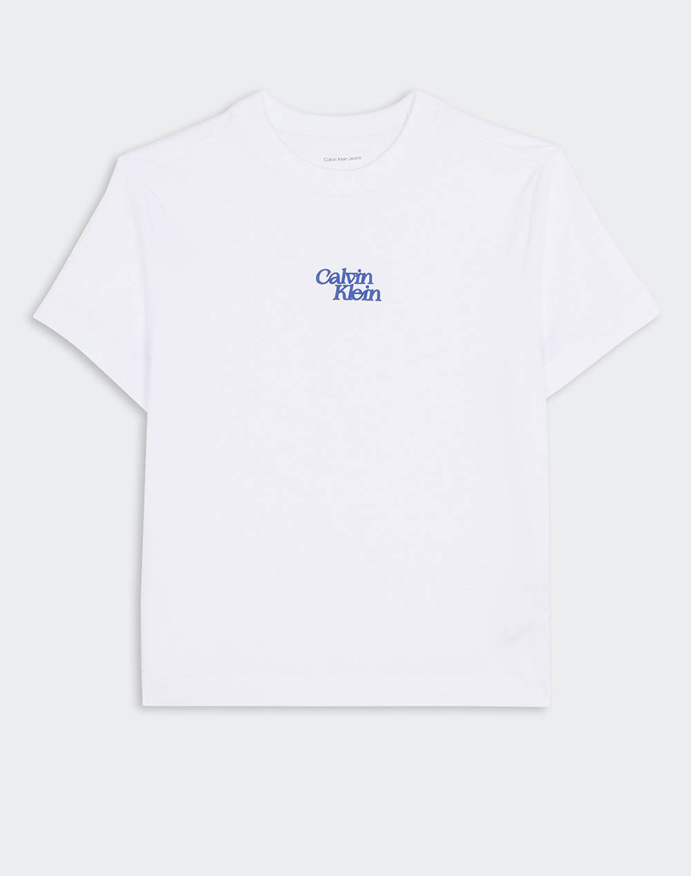 CALVIN KLEIN JEANS SS FLOCKED LOGO CN TEE