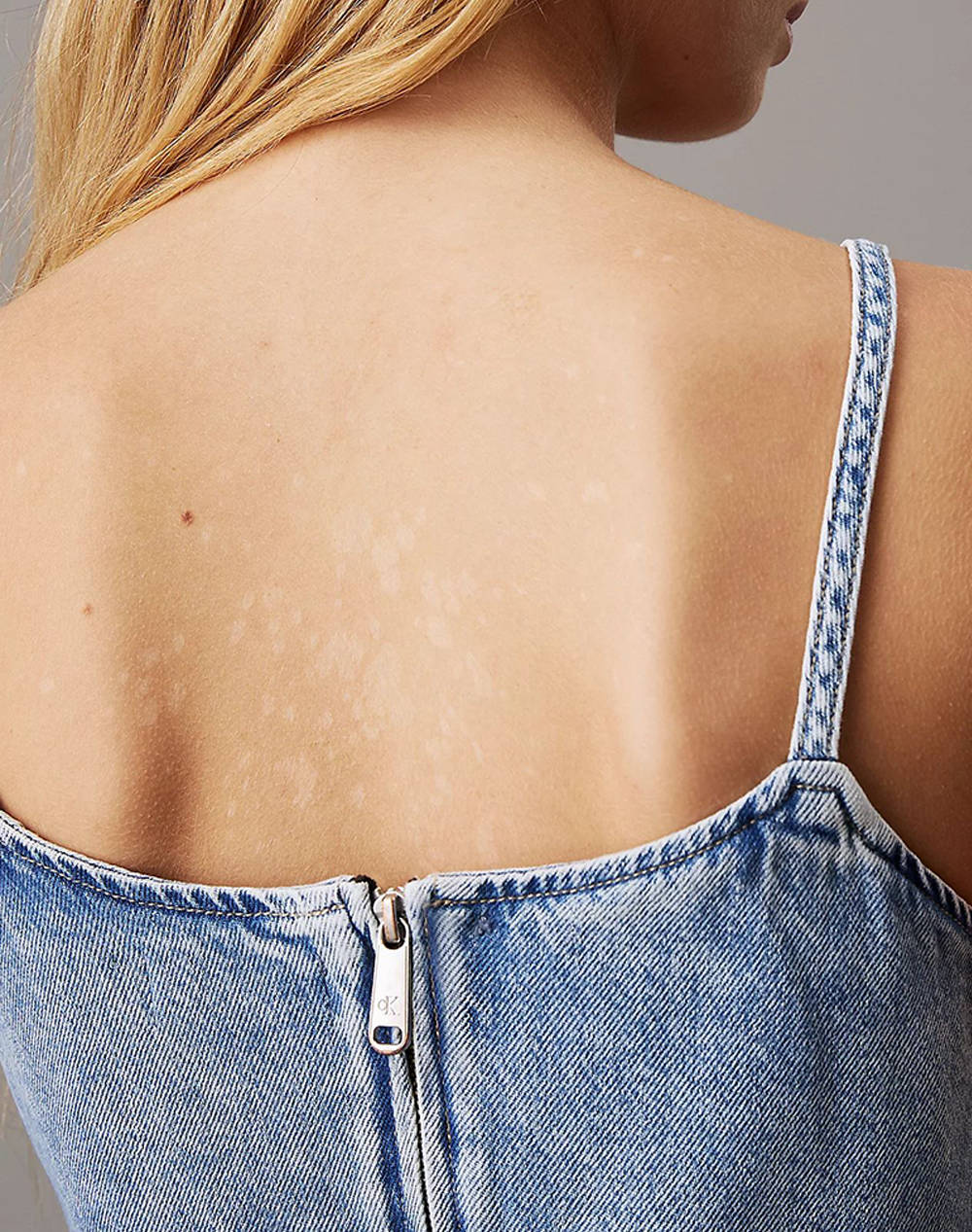 CALVIN KLEIN JEANS ICONIC DENIM MINI DRESS