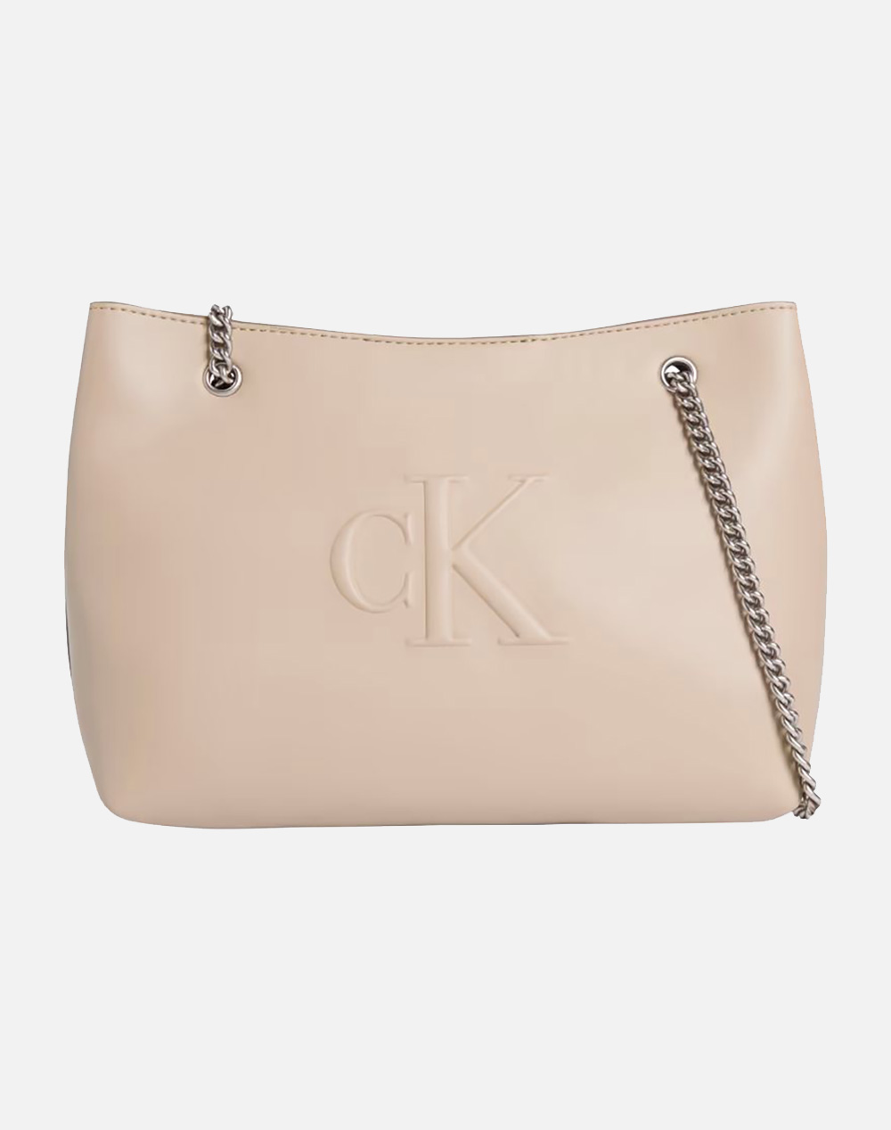 CALVIN KLEIN SCULPTED CHAIN SHOULDER BAG (Размери: 20 x 26 x 9см.)
