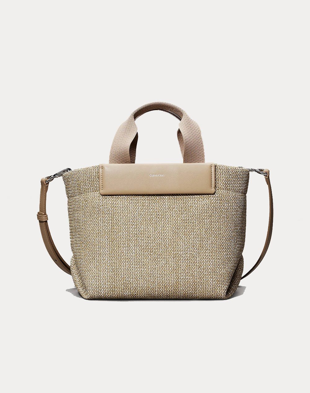 CALVIN KLEIN JEANS CK RAFFIA SMALL TOTE CROSSBODY (Размери: 22 x 38 x 16см.)