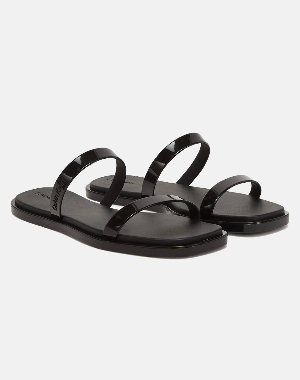 CALVIN KLEIN DOUBLE BAR SLIDE - JELLY