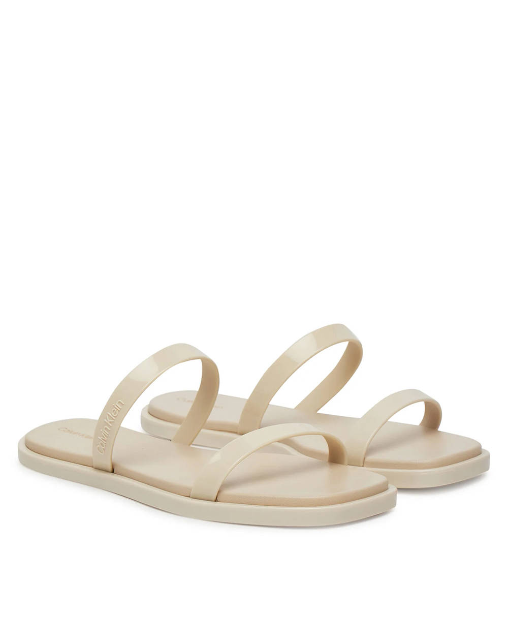 CALVIN KLEIN DOUBLE BAR SLIDE - JELLY