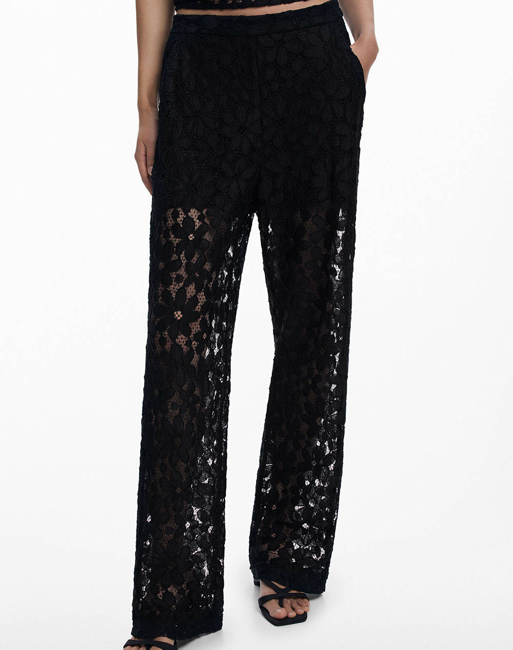 DESIGUAL D2 PANT_LACELONG ДАМСКИ ПАНТАЛОНИ