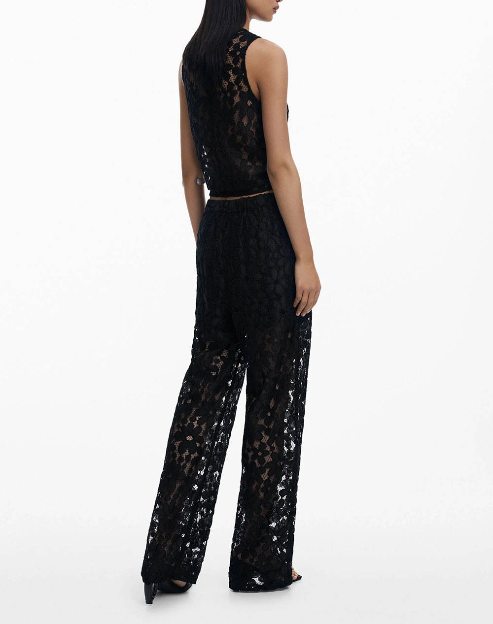DESIGUAL D2 PANT_LACELONG ДАМСКИ ПАНТАЛОНИ
