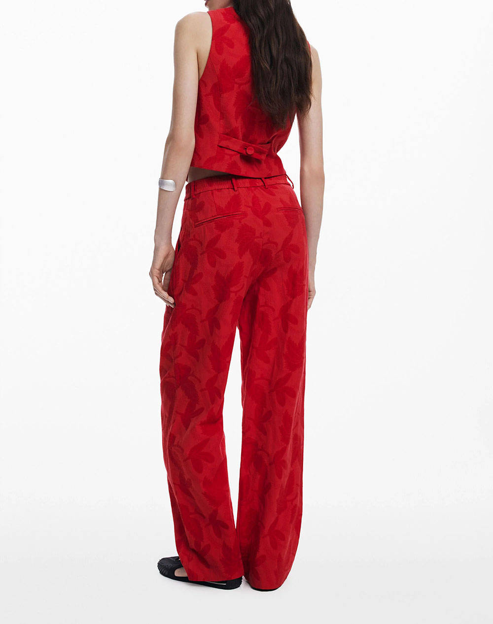 DESIGUAL D2 PANT_SUITROJO ДАМСКИ ПАНТАЛОНИ