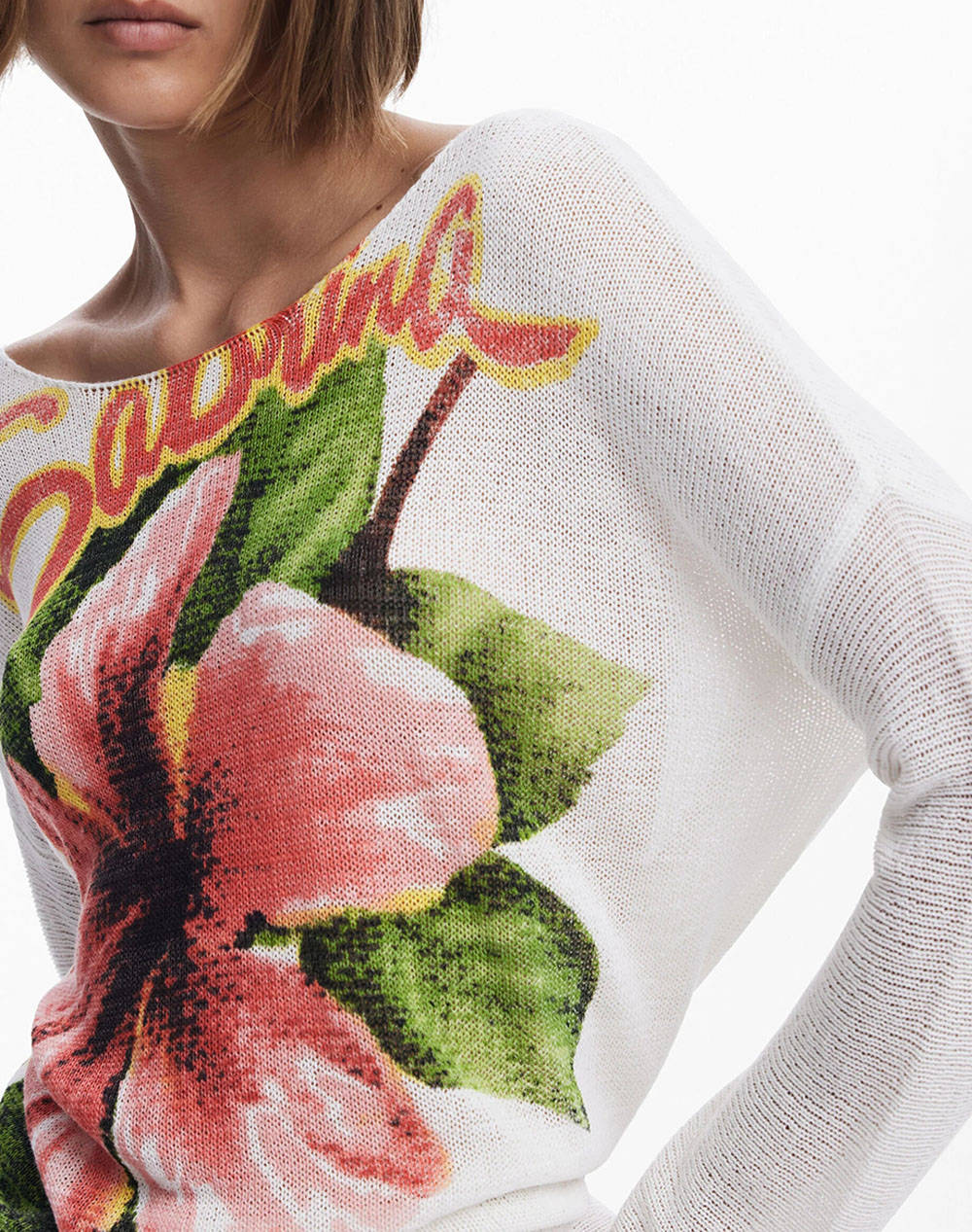 DESIGUAL D3 JERS_RIBE ДАМСКА БЛУЗА
