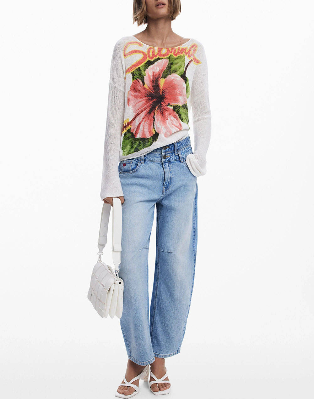 DESIGUAL D3 JERS_RIBE ДАМСКА БЛУЗА