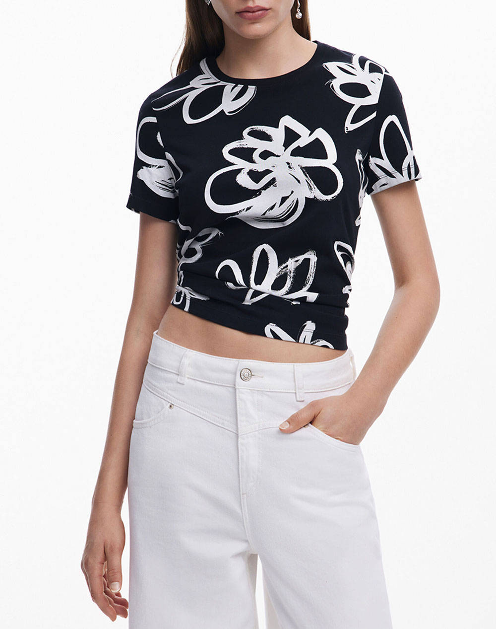 DESIGUAL D1 TS_COLORADO ДАМСКА ТЕНИСКА