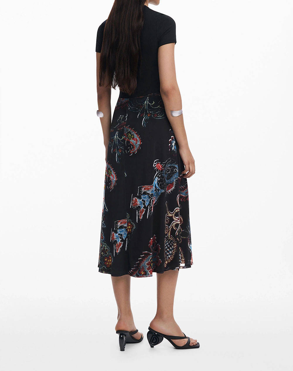 DESIGUAL D2 VEST_PAISLEY MESH_LACROIX ДАМСКА РОКЛЯ