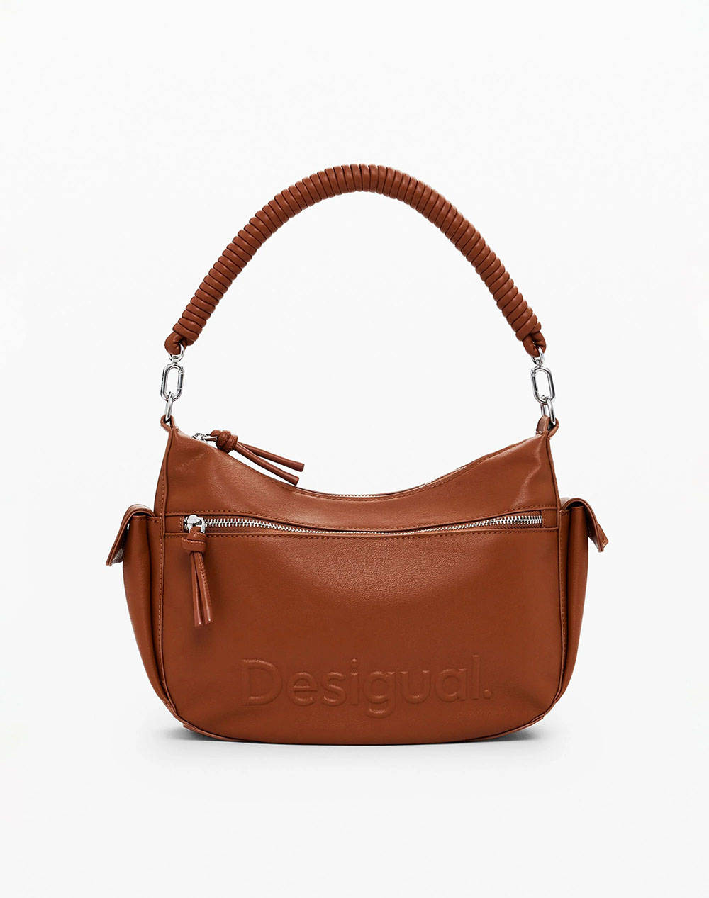 DESIGUAL D2 BAG_HALF ASTANA CAMEL ДАМСКА ЧАНТА (Размери: 32 x 22 x 10см.)