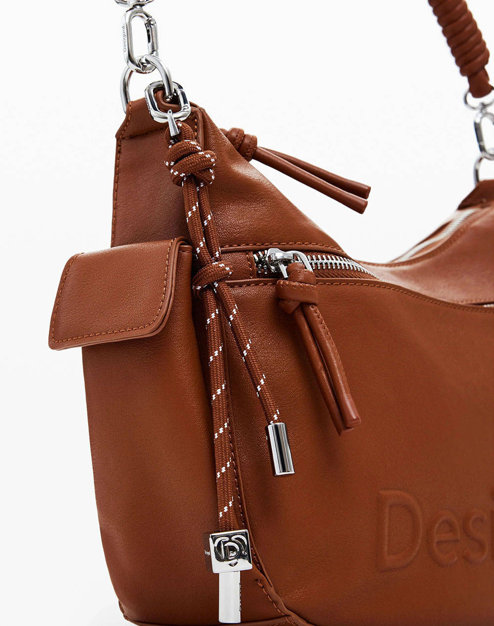 DESIGUAL D2 BAG_HALF ASTANA CAMEL ДАМСКА ЧАНТА (Размери: 32 x 22 x 10см.)