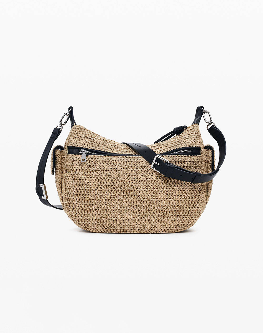 DESIGUAL D2 BAG_HALF LOGO RAFFIA AS ДАМСКА ЧАНТА