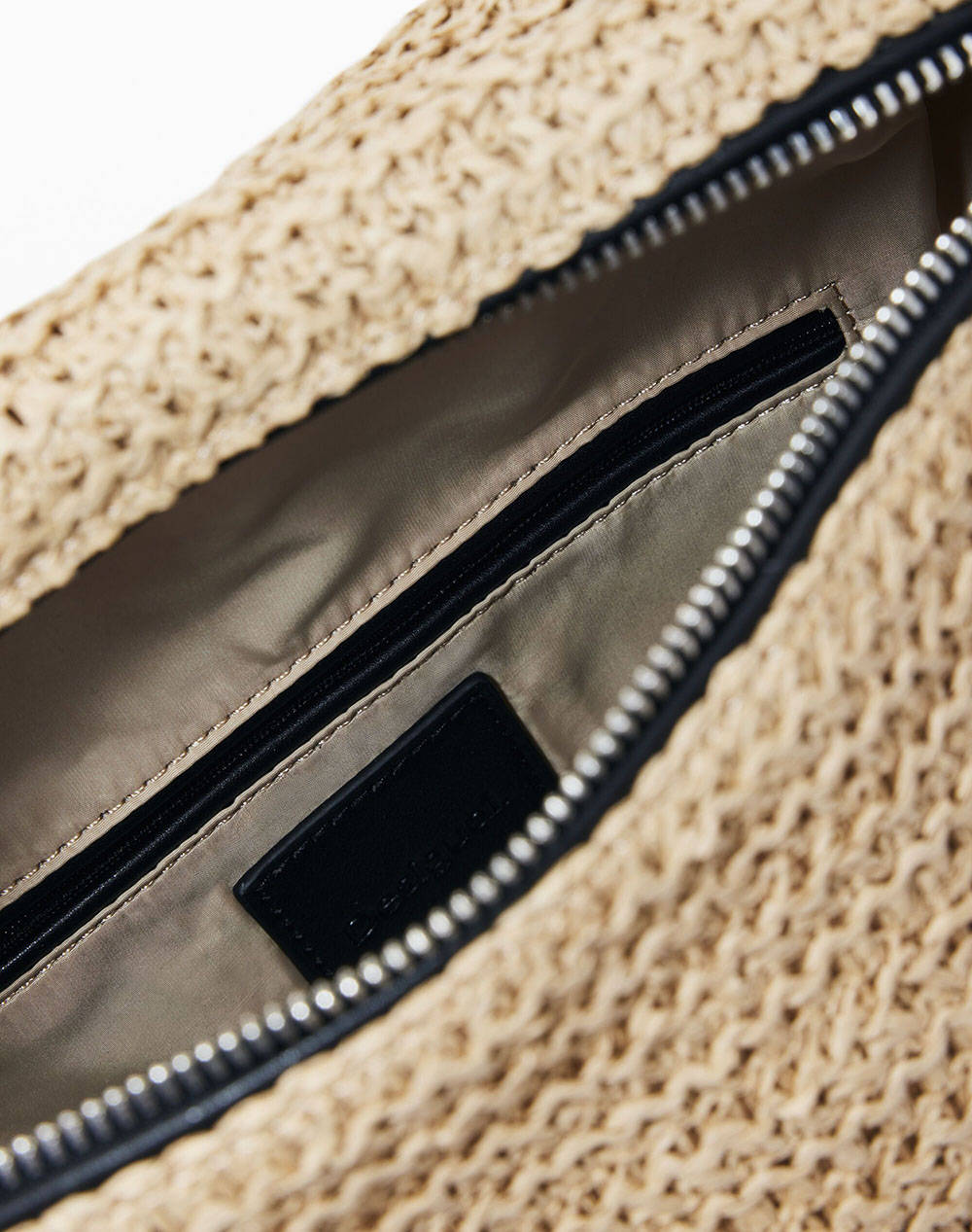 DESIGUAL D2 BAG_HALF LOGO RAFFIA AS ДАМСКА ЧАНТА