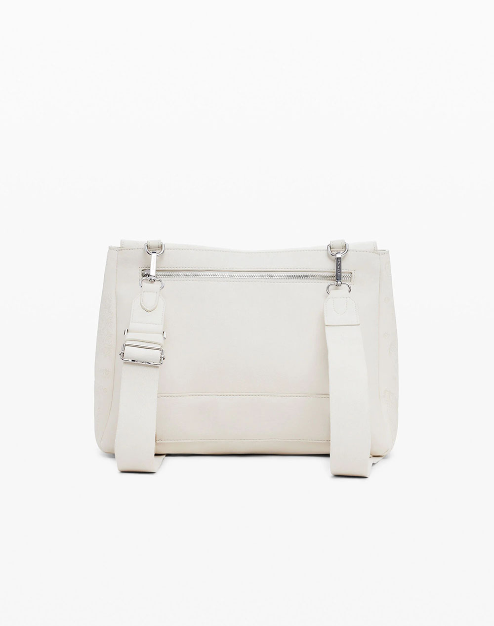 DESIGUAL D3 BAG_DEJAVU POSADAS ECRU ДАМСКА ЧАНТА (Размери: 32 x 23 x 12см.)