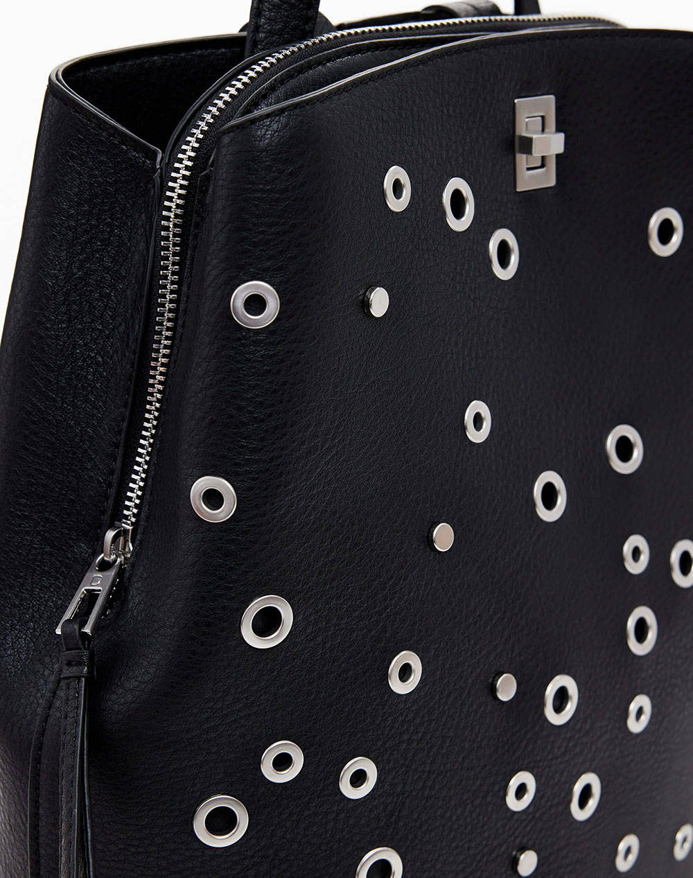 DESIGUAL D2 BACK_REBEL SUMY BLACK ДАМСКА ЧАНТА (Размери: 27 x 34 x 12.5см)