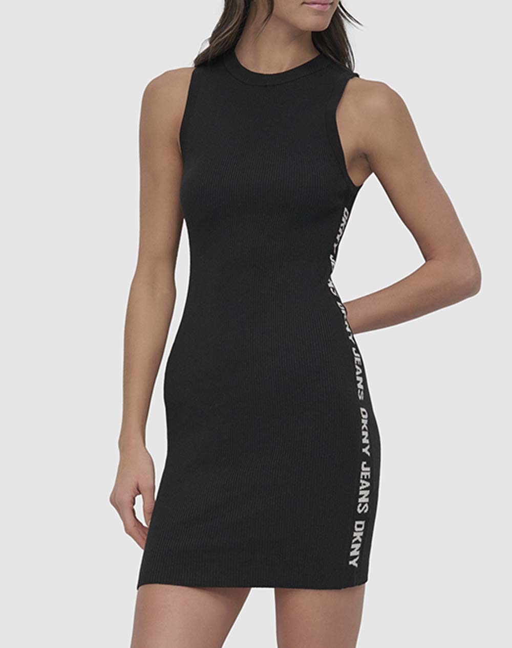 DKNY DJ5R0656 LOGO РОКЛЯ БЕЗ РЪКАВИ DKNY