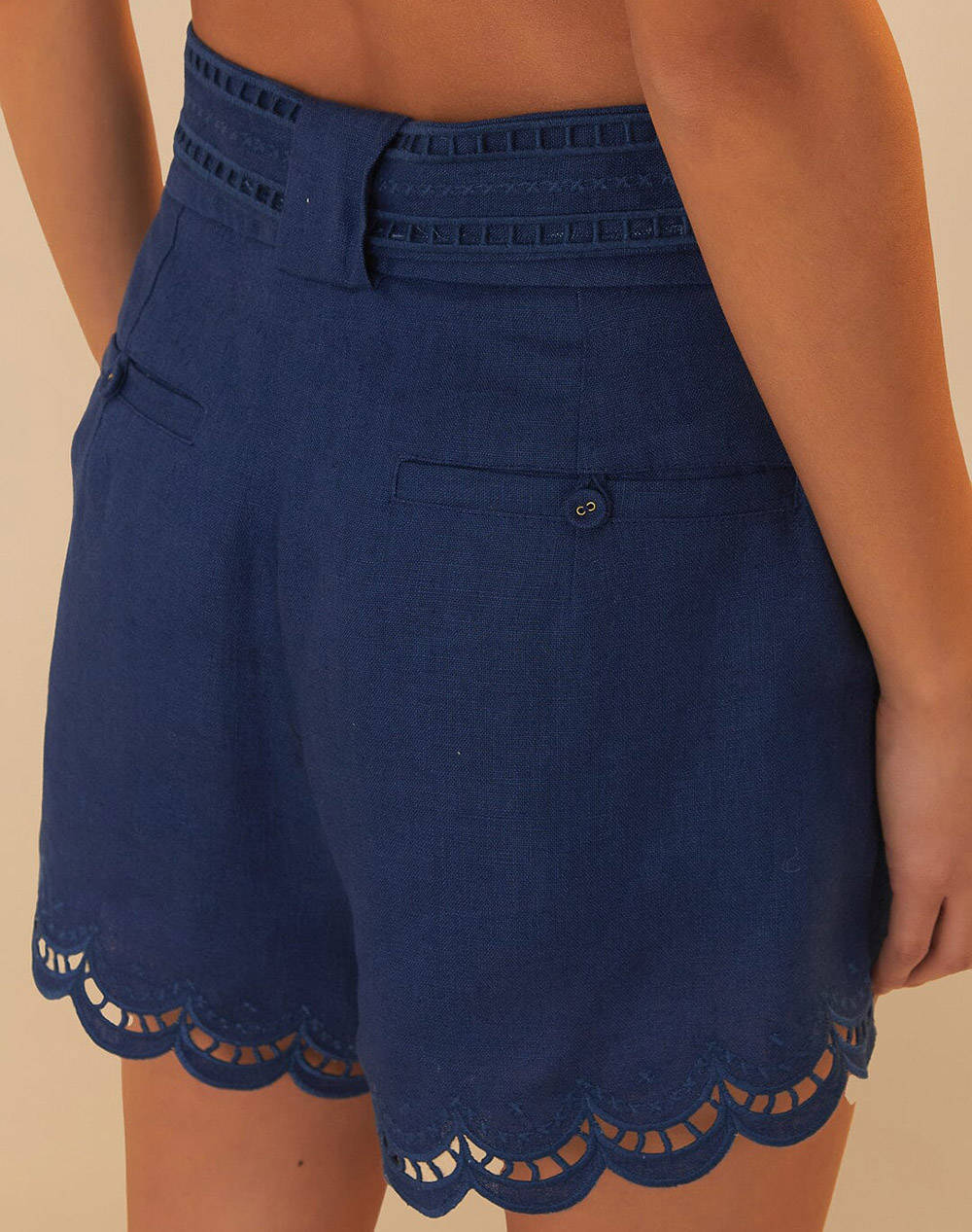 FARM RIO NAVY BLUE RICHELIEU RUNNING SHORTS