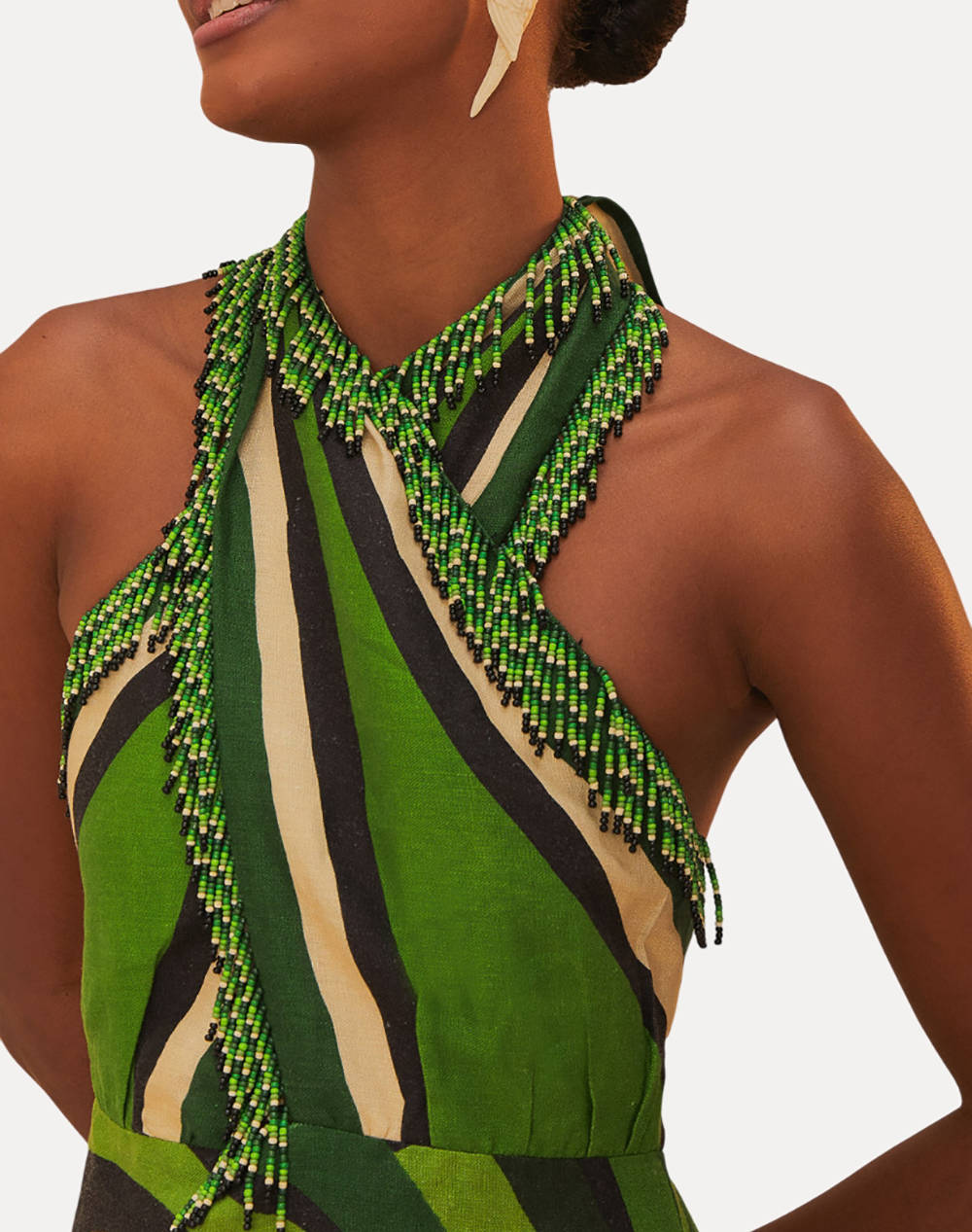 FARM RIO TOUCAN TREE GREEN DRESS