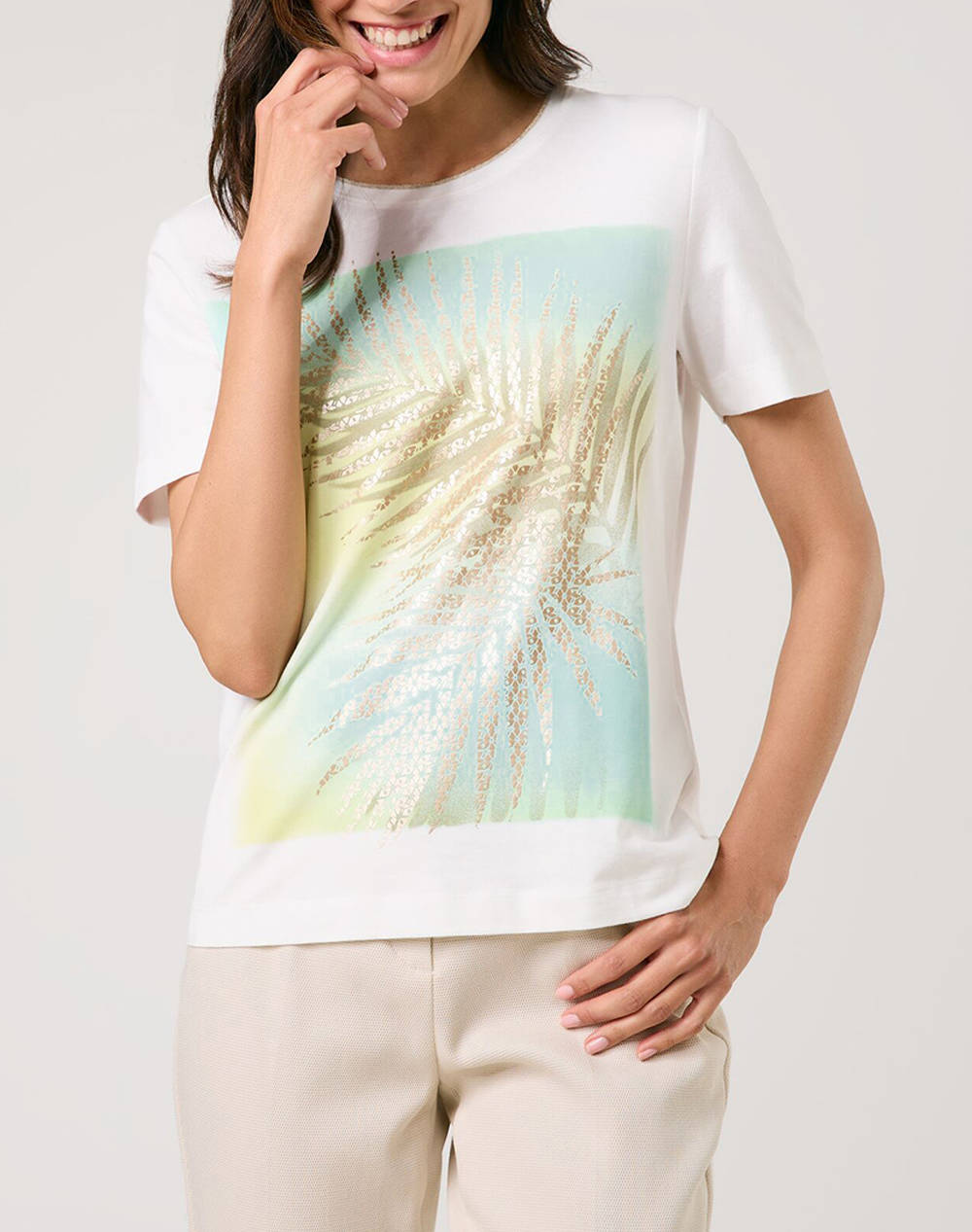 GERRY WEBER T-SHIRT 1/2 SLEEVE