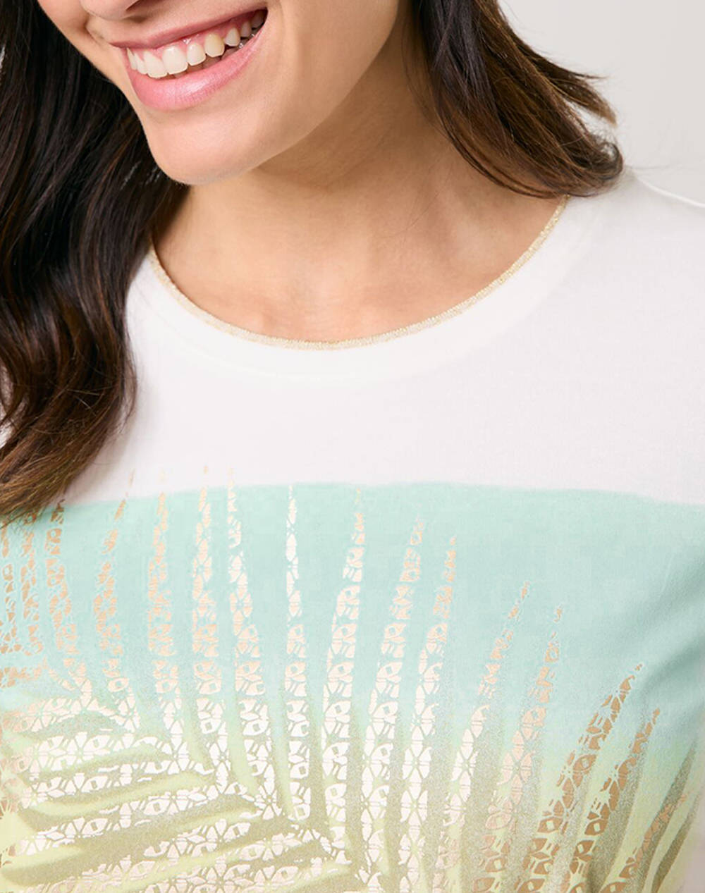 GERRY WEBER T-SHIRT 1/2 SLEEVE