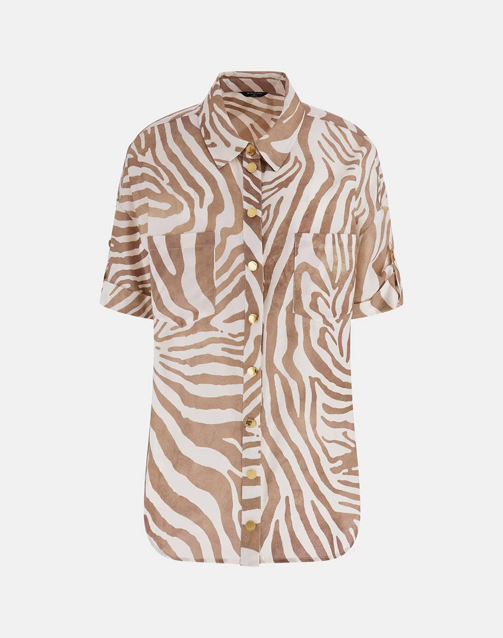 GUESS MARCIANO ROSIE SHORT SLEEVE S - ECO TENCEL LINEN PRINTED ДАМСКА РИЗА