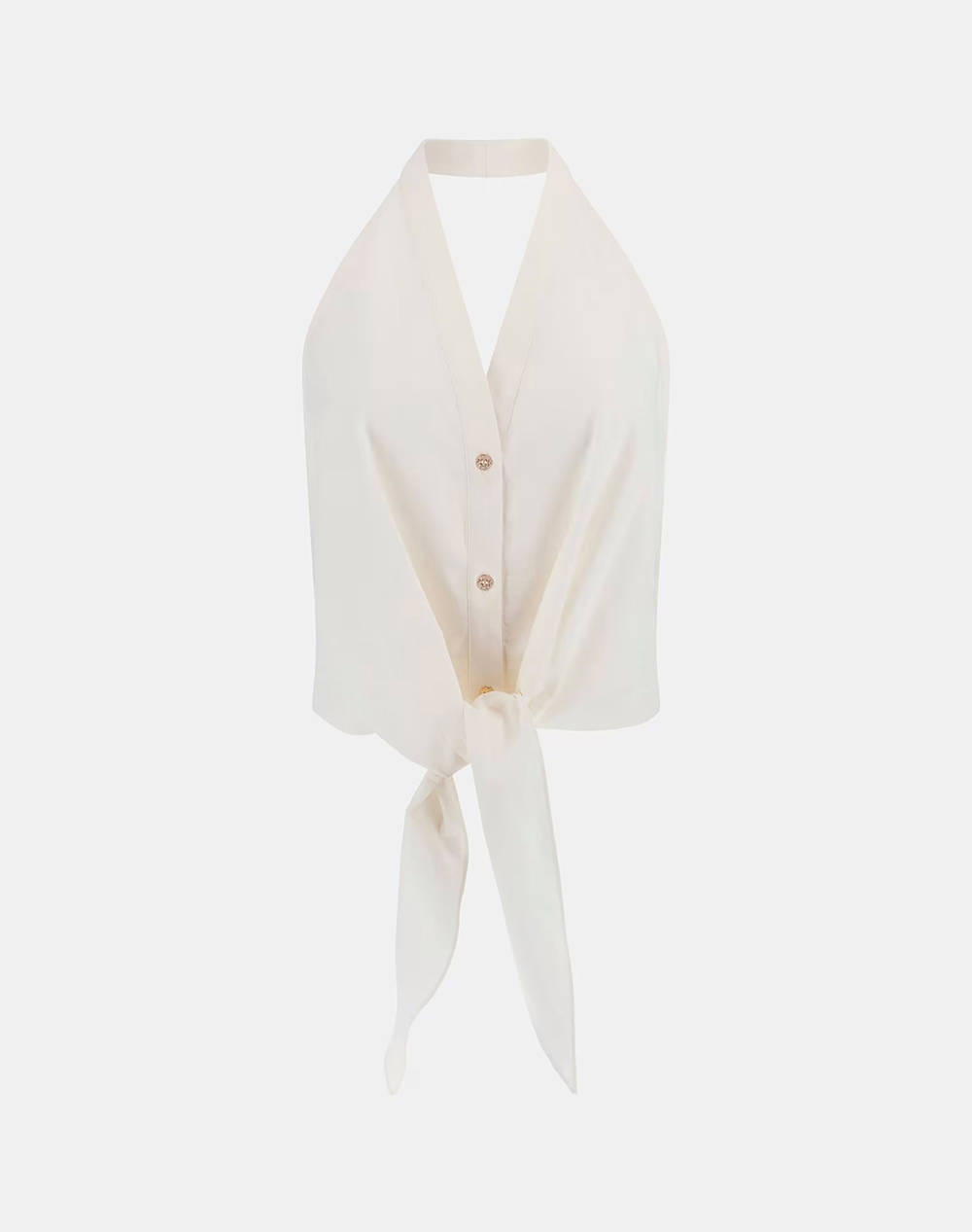 GUESS MARCIANO PAT KNOT TOP - LIGHT STR COTTON POPELIN 110 ДАМСКА РИЗА