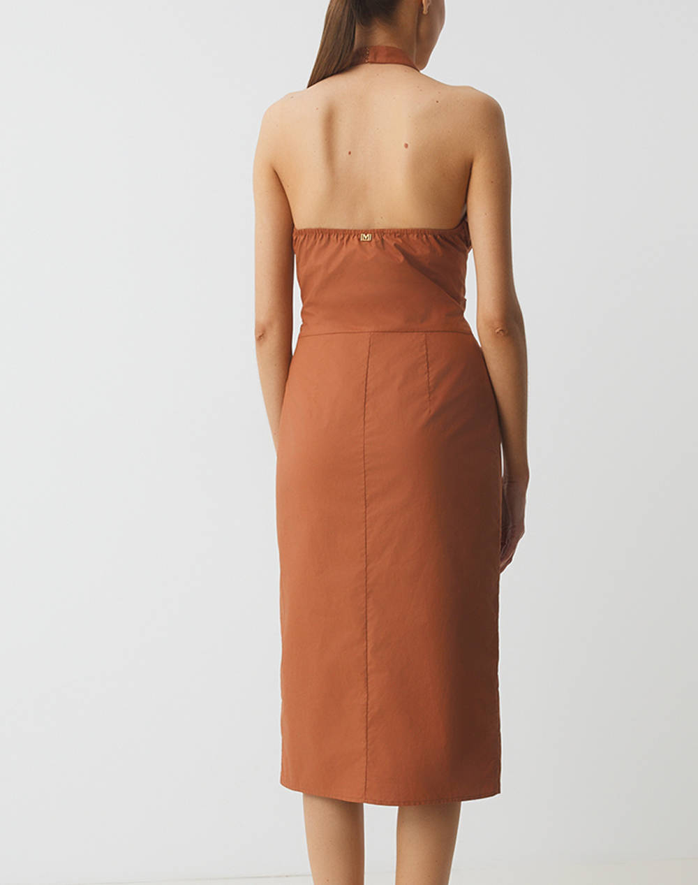 GUESS MARCIANO PAT SL DRESS - LIGHT STR COTTON POPELIN 110ДАМСКА РОКЛЯ