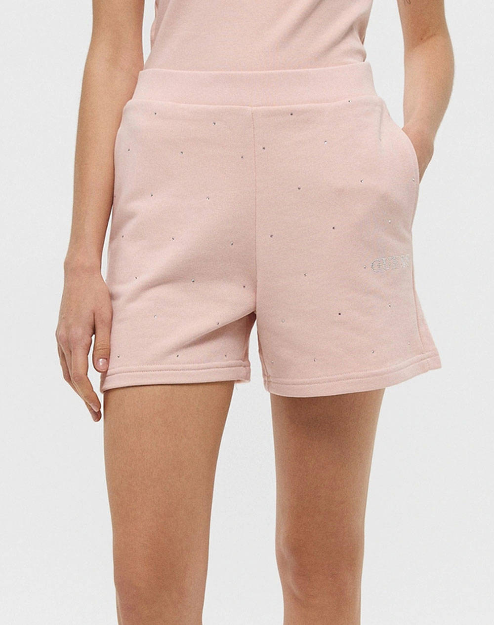 GUESS RHINESTONES SHORT ДАМСКИ КЪСИ ПАНТАЛОНИ
