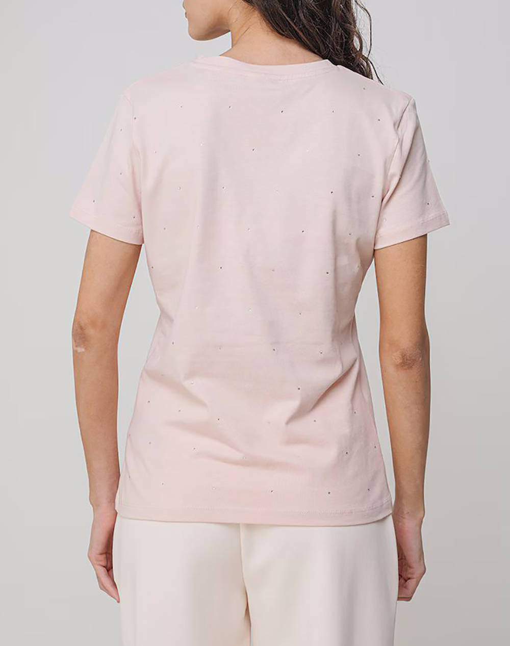 GUESS RHINESTONES SS T-SHIRT ДАМСКА БЛУЗА