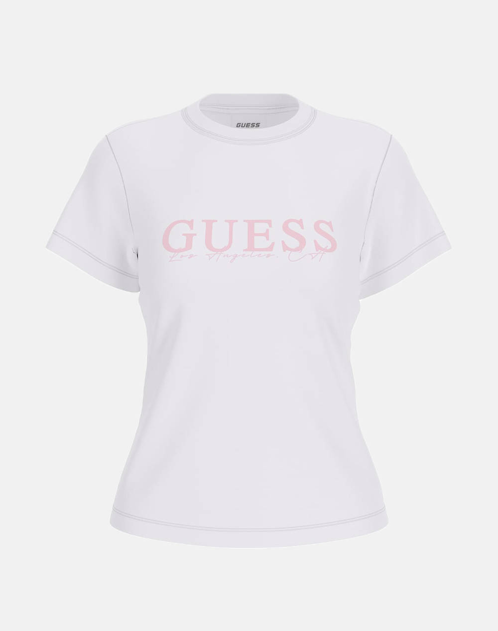 GUESS KAMELIE CN T-SHIRT - MID ORGANIC STRETCH JERSEY 180 ТЕНИСКА W