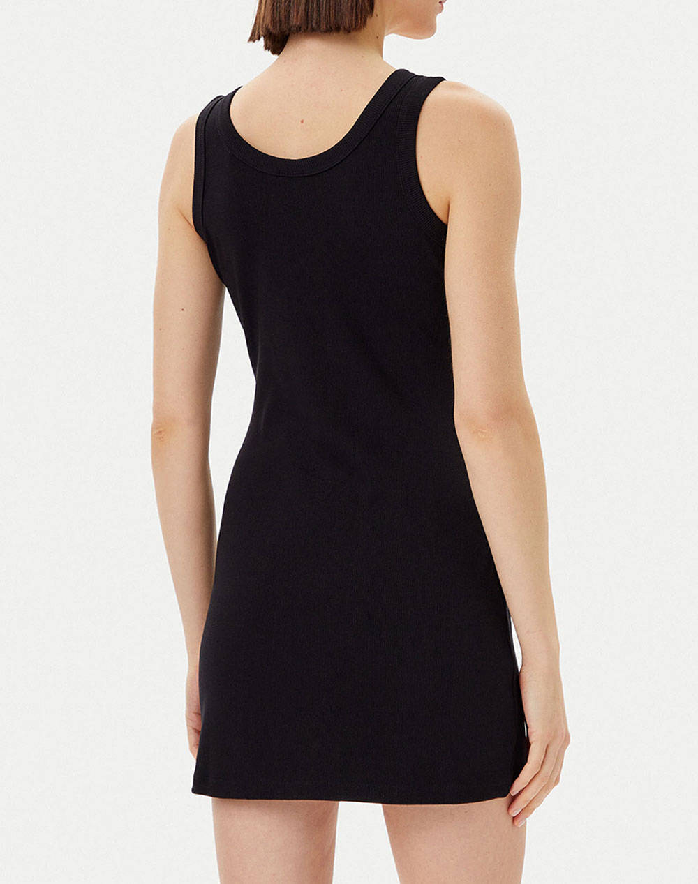 GUESS SUNFLOWER RIB DRESS - ECO SMOOTH GIRLY RIB 435 ДАМСКА РОКЛЯ