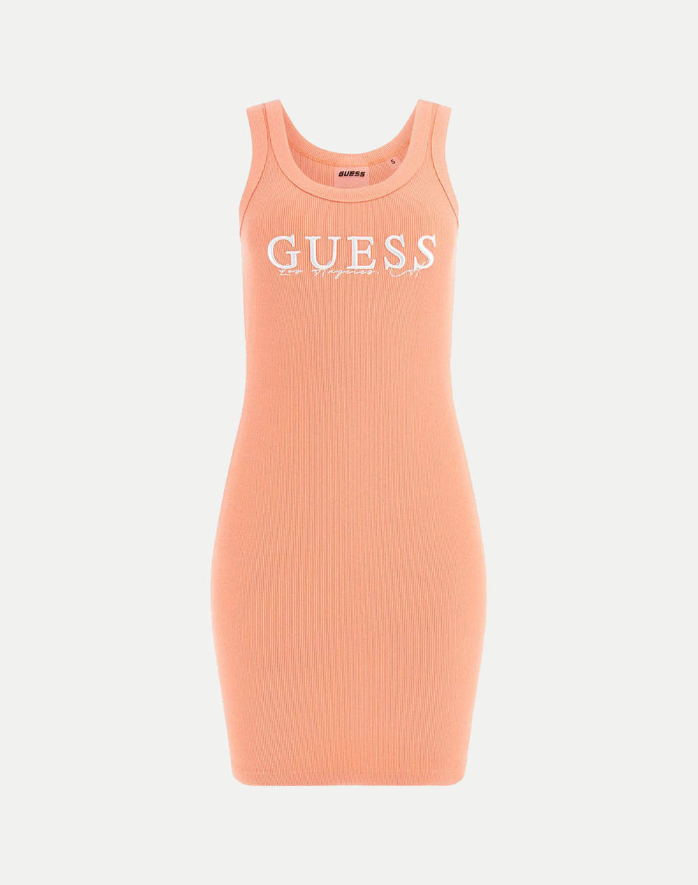 GUESS SUNFLOWER RIB DRESS - ECO SMOOTH GIRLY RIB 435 ДАМСКА РОКЛЯ