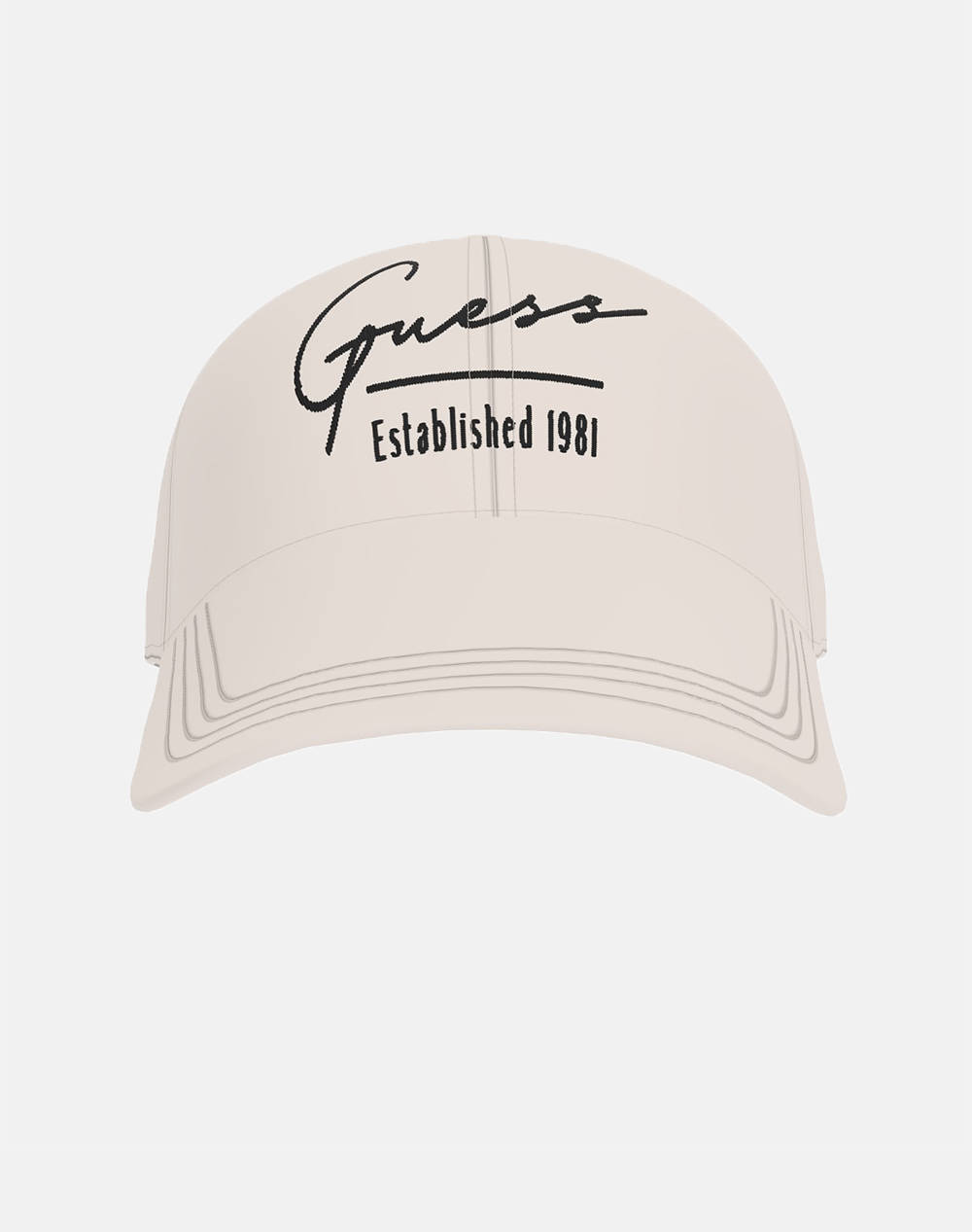 GUESS LOGO BASEBALL CAP - COTTON CAP DIAGONAL TWILL ACCESSORIES W