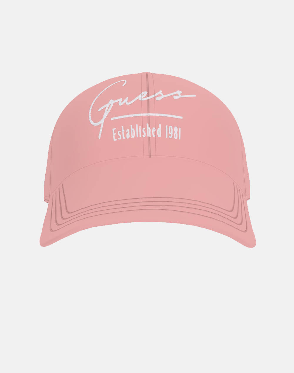 GUESS LOGO BASEBALL CAP - COTTON CAP DIAGONAL TWILL ACCESSORIES W