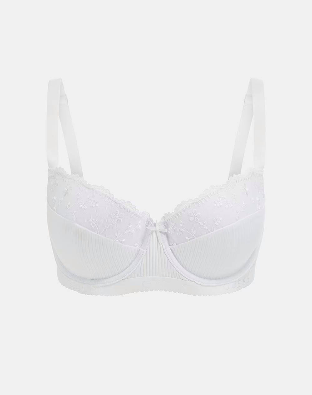 GUESS LIVIA WIRED PADDED B - NYLON 2X1 LIGHT RIB 200 ДАМСКО БЕЛЬО