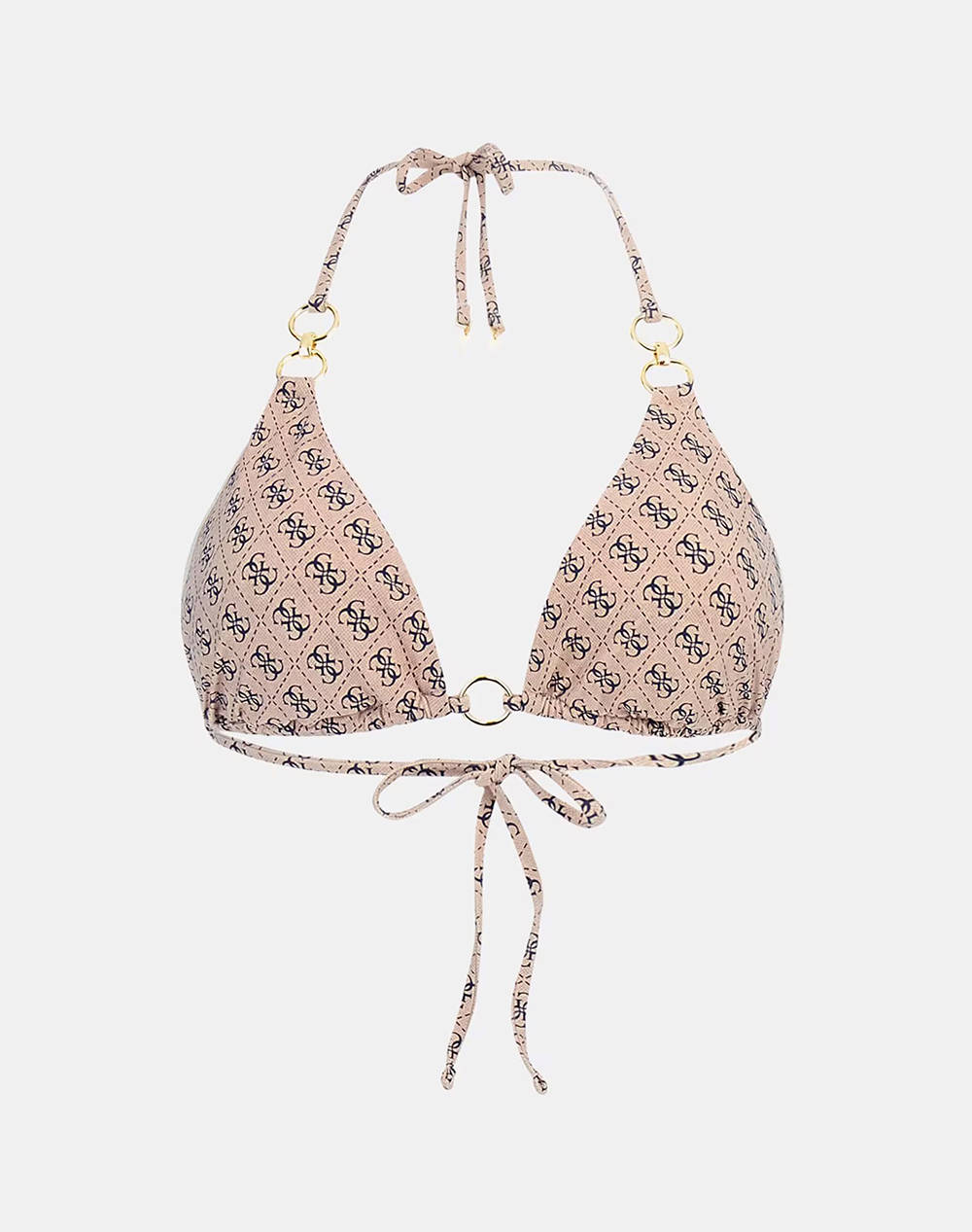 GUESS TRIANGLE REMOV. PADS - PRINTED RECY POLYAMIDE 180GR WOMENS SWIMSUIT