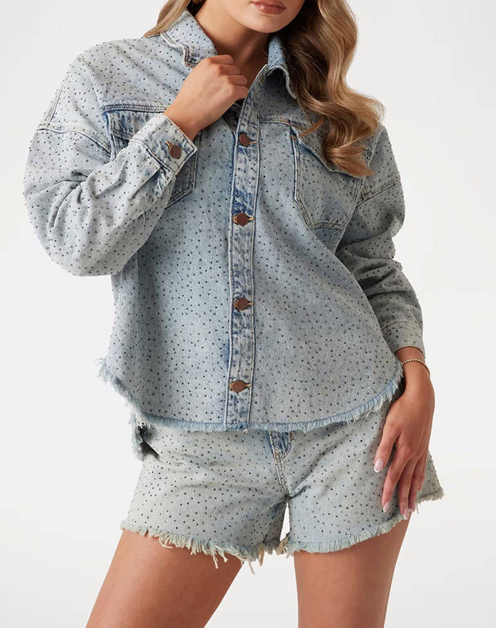 GUESS WESTERN SHACKET ДАМСКО ЯКЕ