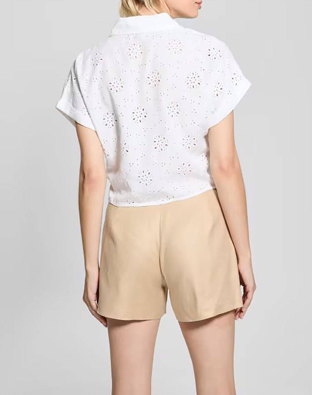 GUESS NEW SS BRIGITTE EMBRO SHIRT ДАМСКА РИЗА
