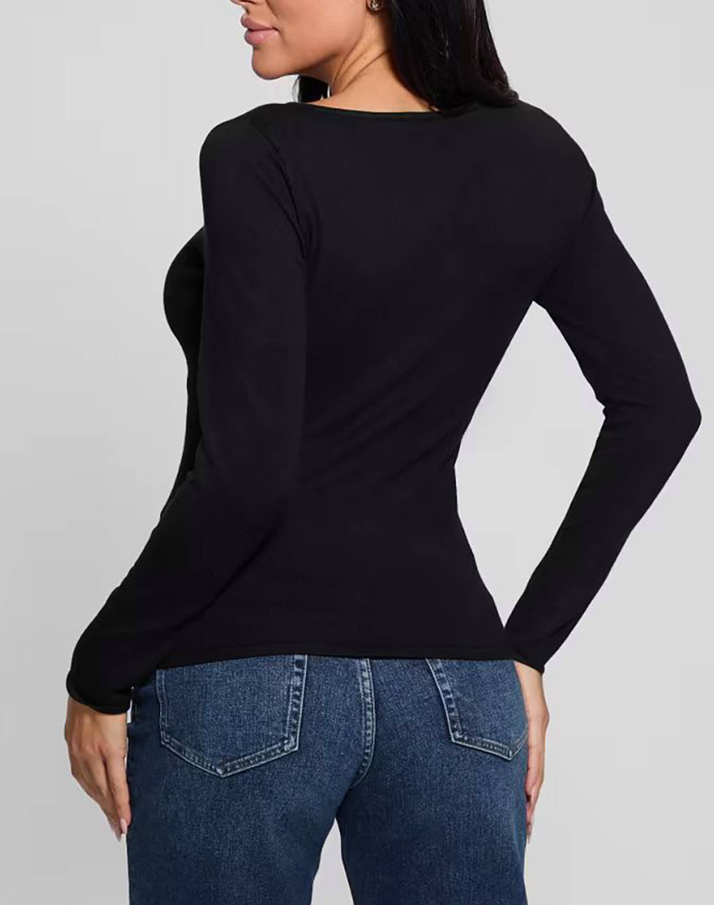 GUESS LS TRIANGLE LOGO ELIZA SWTR ДАМСКИ ПУЛОВЕР