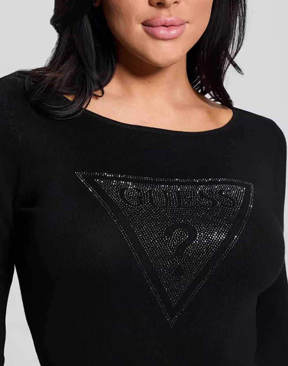 GUESS LS TRIANGLE LOGO ELIZA SWTR ДАМСКИ ПУЛОВЕР
